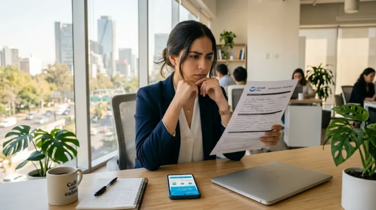 Mujer que analiza las diferencias entre cuenta de cheques y caja de ahorro de Mercado Pago