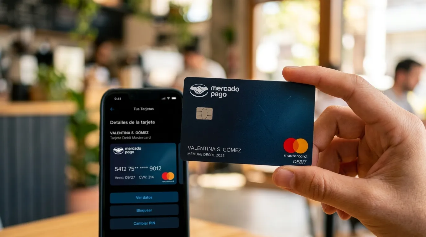 Tarjeta débito Mastercard de Mercado Pago
