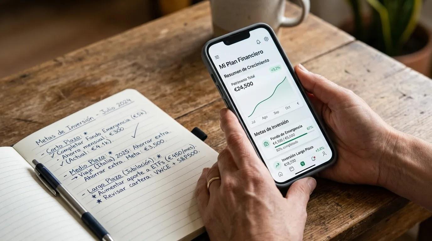 Persona analizando el riesgo antes de invertir su dinero
