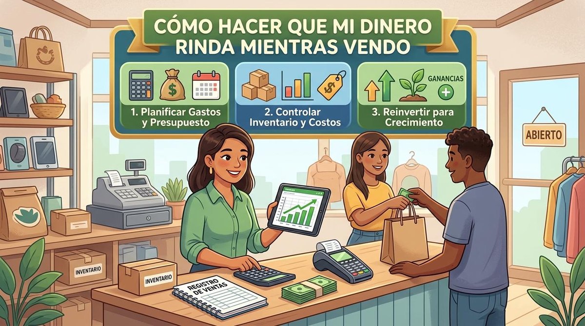 Paso a paso sobre cómo hacer que mi dinero rinda mientras vendo