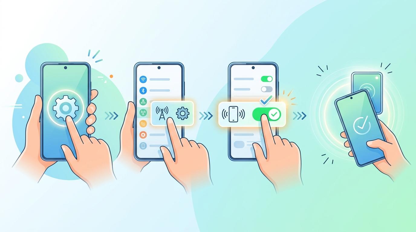 Guide scene for cómo-activar-tap-to-phone-en-mi-celular-android 